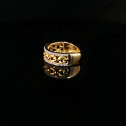 Linked in radiant 22K gold, finished with brilliance