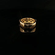 Linked in radiant 22K gold, finished with brilliance