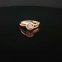 Halo of Brilliance in 22K Gold