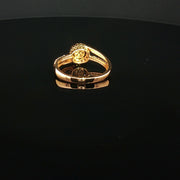 Halo of Brilliance in 22K Gold