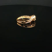Halo of Brilliance in 22K Gold