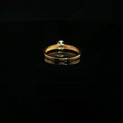 Solitaire brilliance, perfected in 22K gold