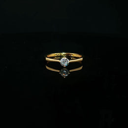 Classic CZ Sparkle, Expertly Crafted in 22K Gold