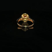 Ruby allure, Cubic zirconia brilliance, 22k gold luxury