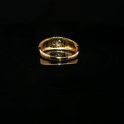 Oval brilliance, timeless style in 22k Gold