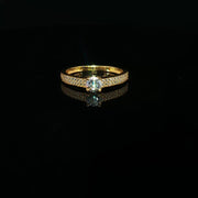 A luminous statement of love in pure 22k gold
