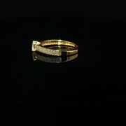 A luminous statement of love in pure 22k gold