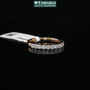 Classic Round Brilliant Diamond Eternity Ring in Polished Yellow Gold