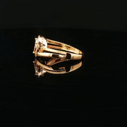 22K Gold Brilliance, Marquise CZ Design