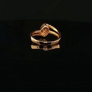 22K Gold Brilliance, Marquise CZ Design