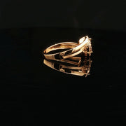 22K Gold Brilliance, Marquise CZ Design