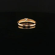 Sophisticated Style, Princess-Cut CZ in 22K Gold