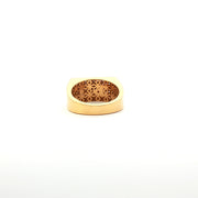 Men’s Yellow Gold Signet Ring Featuring Lord Shiva’s OM Symbol