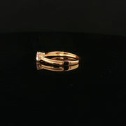 Classic Solitaire Diamond Ring in 22K Yellow Gold