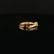 Classic Solitaire Diamond Ring in 22K Yellow Gold