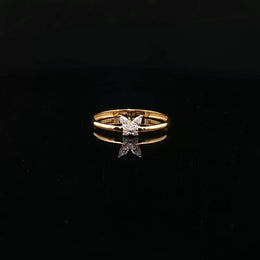 Enduring Style, Radiant 22K Gold CZs