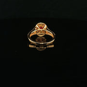 Luxury Sparkle, Oval Ruby in 22K Gold