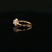 Sophisticated Sparkle, 22K Gold Round CZs