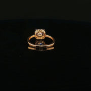 Sophisticated Sparkle, 22K Gold Round CZs