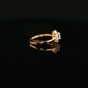 Sophisticated Sparkle, 22K Gold Round CZs