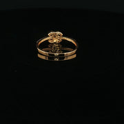 Artistic CZ Arrangement in 22K Gold
