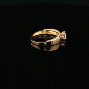 Luxury Sparkle, Solitaire CZ with Side Accents