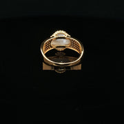 22K Yellow Gold Multistone Ring with MOP