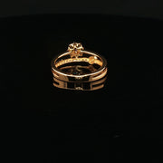 22k Yellow Gold Multistone CZ Ring