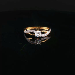 Modern Style, 22K Gold Infinity Ring