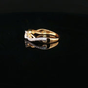 Modern Style, 22K Gold Infinity Ring