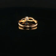 Modern Style, 22K Gold Infinity Ring