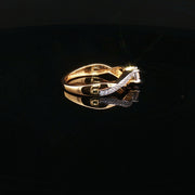 Modern Style, 22K Gold Infinity Ring