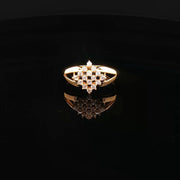 22K Yellow Gold Brilliance, Sparkling CZ