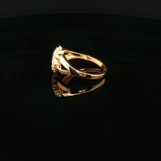 22K Yellow Gold Brilliance, Sparkling CZ