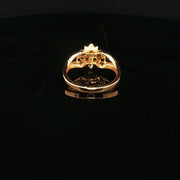22K Yellow Gold Brilliance, Sparkling CZ