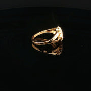 22K Yellow Gold Brilliance, Sparkling CZ
