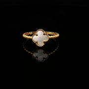 Luxury Design, MOP Beaded 22K Gold Ring