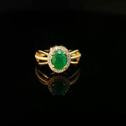 22K Gold Brilliance, Emerald Elegance.