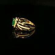 22K Gold Brilliance, Emerald Elegance.