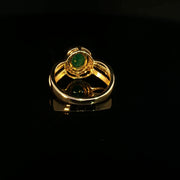 22K Gold Brilliance, Emerald Elegance.