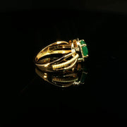 22K Gold Brilliance, Emerald Elegance.