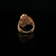 Elegant Clover MOP in 22K Gold
