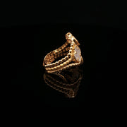 Elegant Clover MOP in 22K Gold