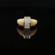 22K Gold Brilliance with Sparkling CZ