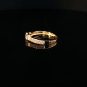 Cherished Moments, 22K Gold CZ Ring